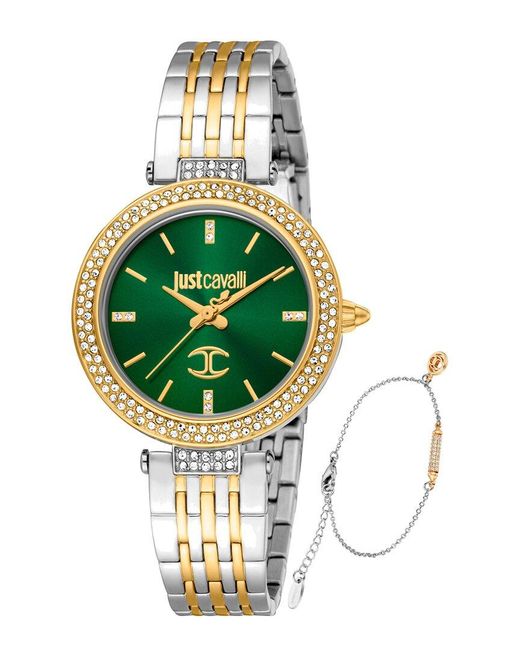 Just Cavalli Green Set Watch