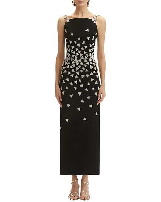 MIRA RICHI Black Midi Dress