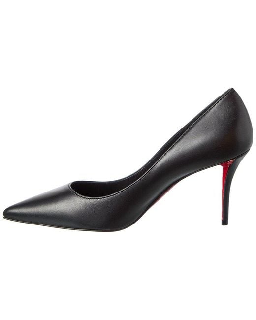 Christian Louboutin Black Miss Z 80 Leather Pump