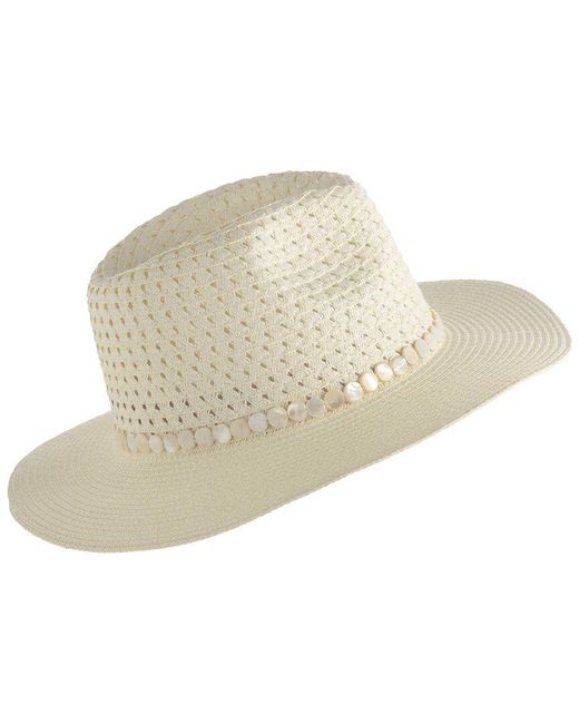 Shiraleah White Astor Hat