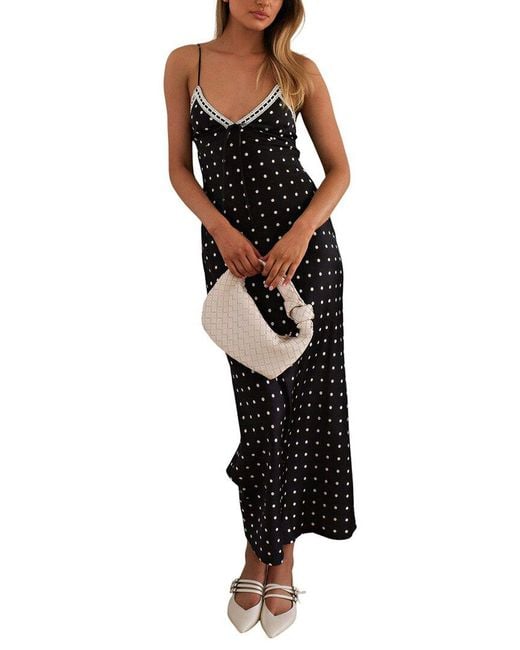 ENJOY PETRA Black Midi Dress