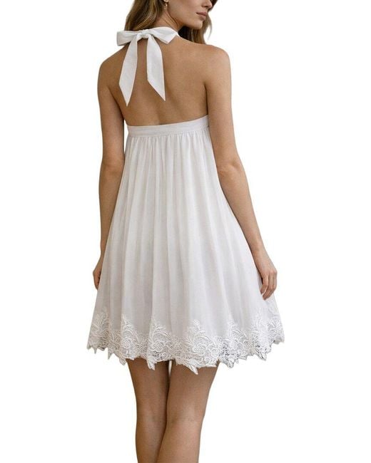 MIRA RICHI White Mini Dress