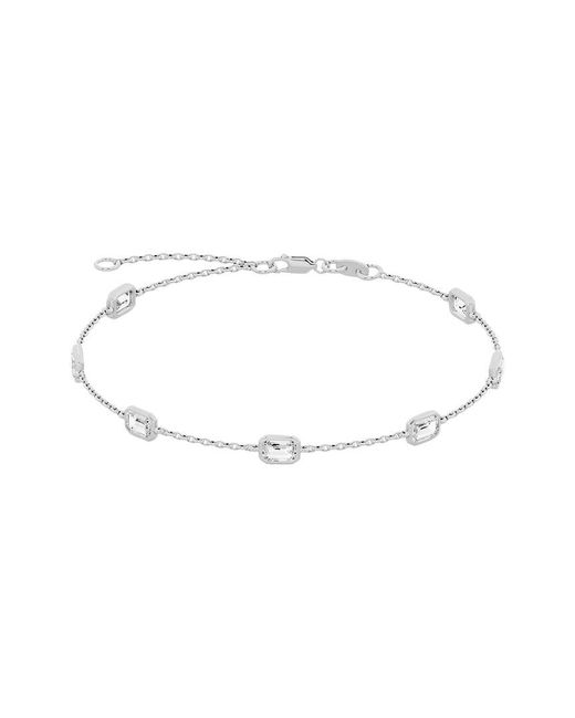 Lab Grown Diamonds White 14K 2.00 Ct. Tw. Lab-Grown Diamond Station Bracelet