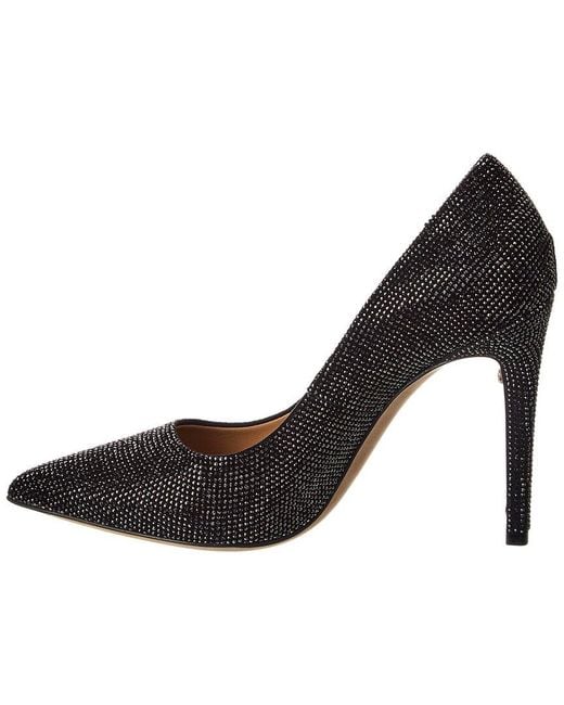 Ferragamo Black Ilary Suede Pump