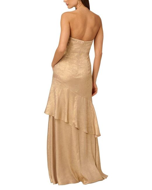 ADRIANNA EVE Natural Embellished Maxi Dress