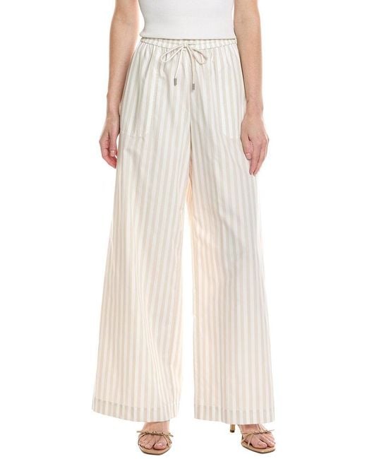 ATM White Yarn Die Stripe Pant