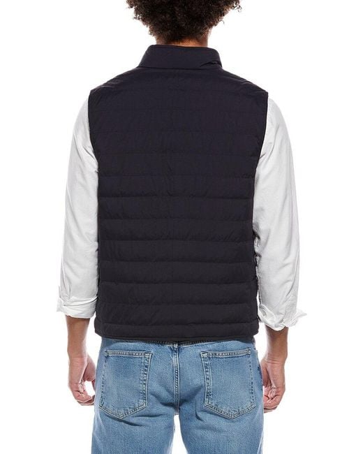Brunello Cucinelli Blue Quilted Vest for men