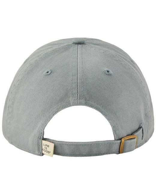 Life Is Good. Gray Chill Cap for men