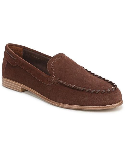 Franco Sarto Brown Maude Leather Loafer/Moccasin