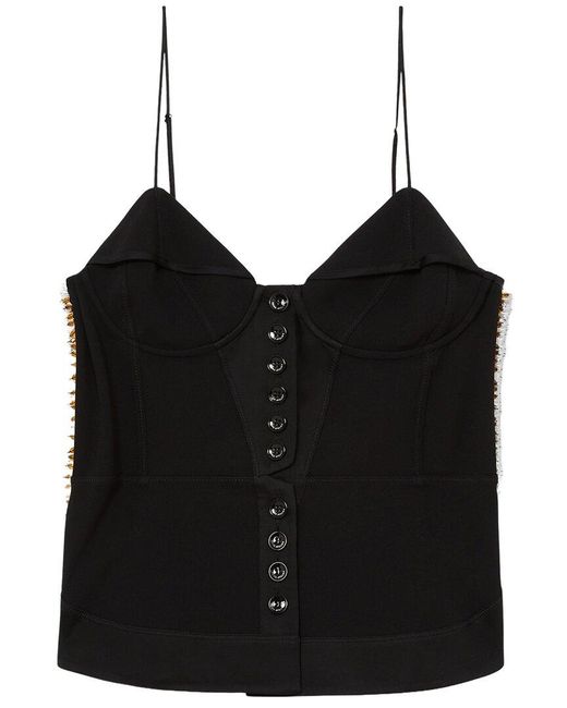 Reiss Black Preston Top