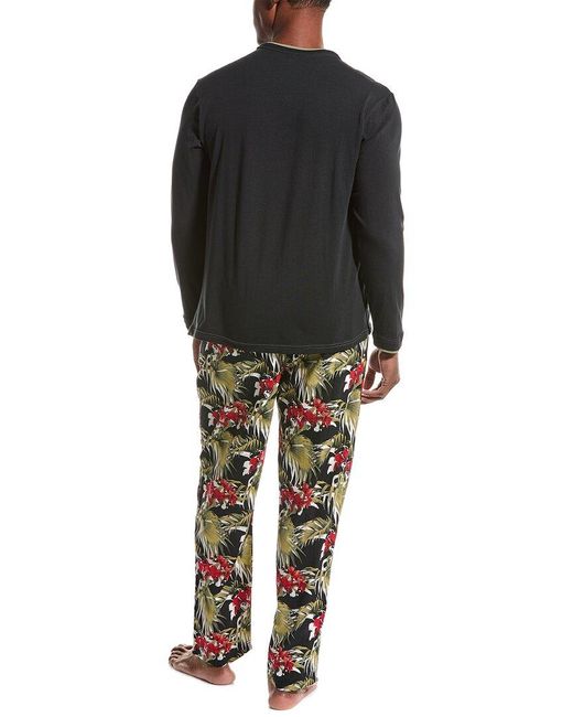 Tommy Bahama Black 2pc Pajama Pant Set for men