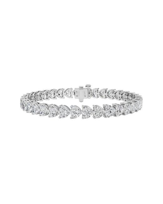 Lab Grown Diamonds White 14K 18.00 Ct. Tw. Lab-Grown Diamond Bracelet