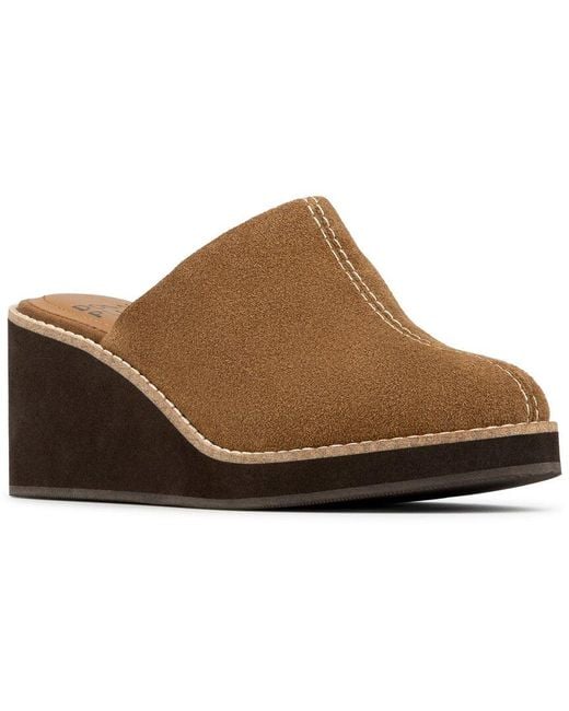 Donald J Pliner Brown Janella Suede Mule