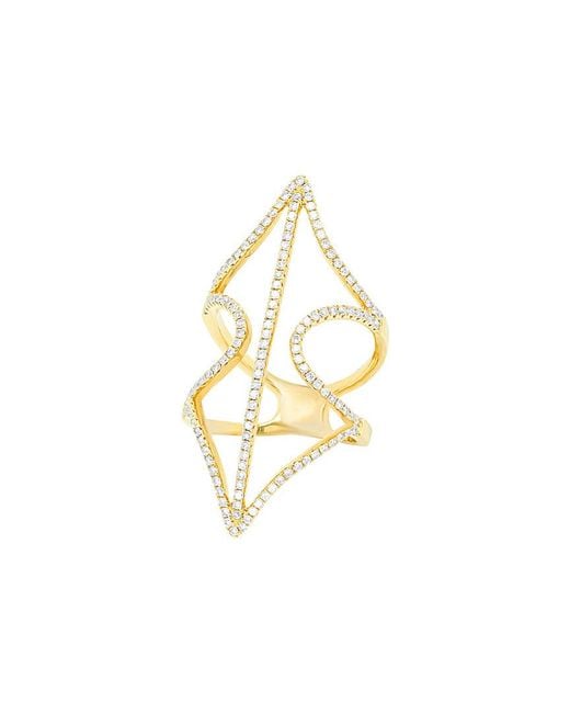 Diana M Metallic Fine Jewelry 18k 0.70 Ct. Tw. Diamond Ring