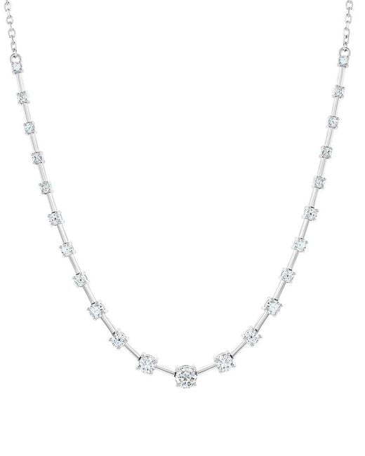Jewels by Viomo White 14K 1.06 Ct. Tw. Diamond Graduated Necklace