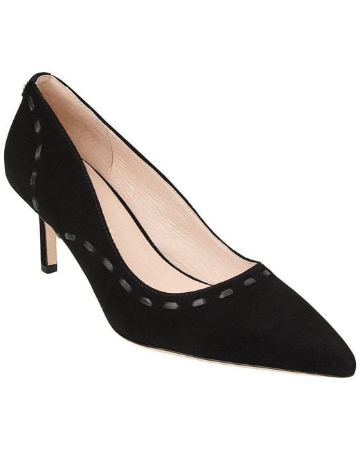 Jack Rogers Black Bridgette Suede Heel