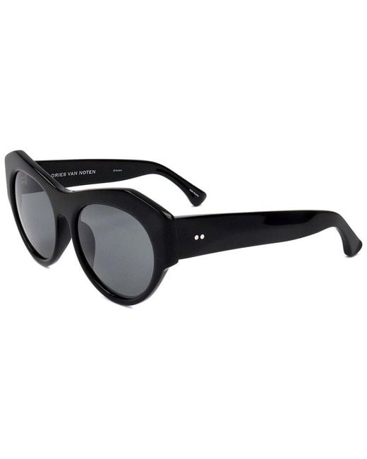 Linda Farrow Black Dvn68l 51mm Sunglasses