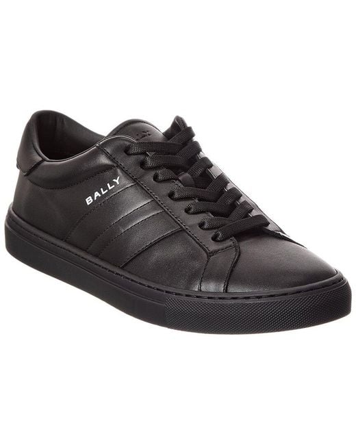 Bally Black Hedey Leather Sneaker for men