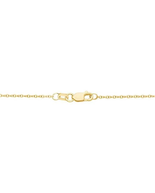 Lab Grown Diamonds Metallic 14K 0.37 Ct. Tw. Lab-Grown Diamond Pendant