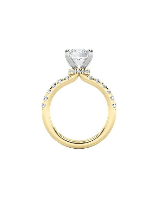 Lab Grown Diamonds Metallic 14K 2.00 Ct. Tw. Lab-Grown Diamond Ring