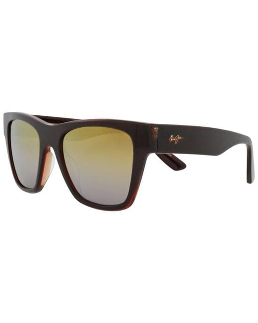 Maui Jim Brown 54Mm Polarized Sunglasses