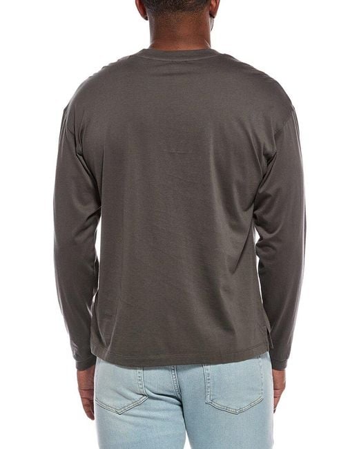 FRAME Gray Light T-Shirt for men