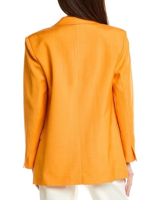 Sandro Orange Suit Blazer