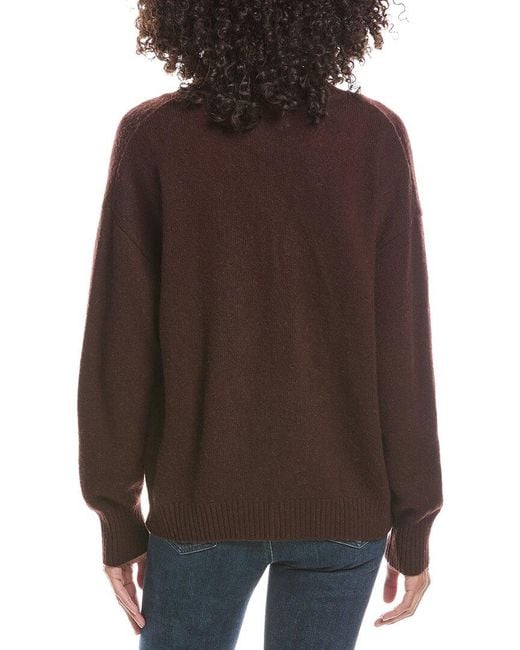 Brodie Cashmere Brown Celine Cashmere Cardigan