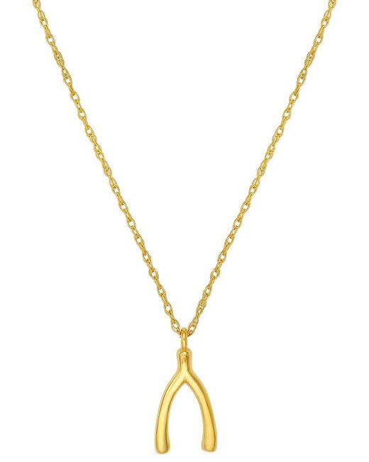 HAWLEY ST Metallic 14K Fashion Necklace