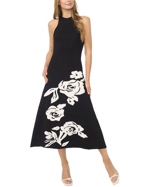 Ted Baker White Lavita Halter Floral Midi Dress
