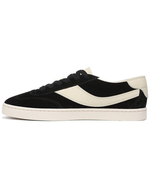 Vince Black Korrin Leather Sneaker