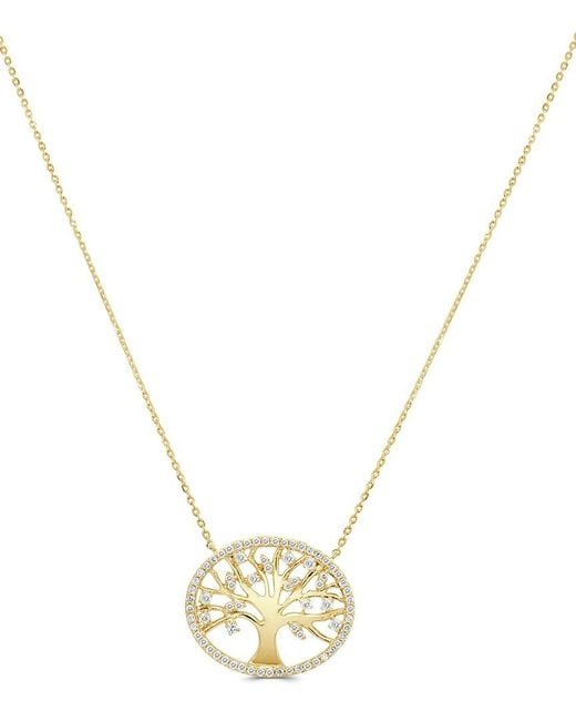 Sabrina Designs Metallic 14K 0.31 Ct. Tw. Diamond Station Necklace