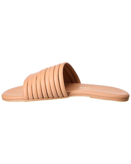 TKEES Brown Caro Leather Sandal
