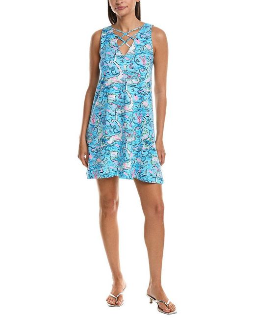Lilly Pulitzer Blue Kristen Mini Dress