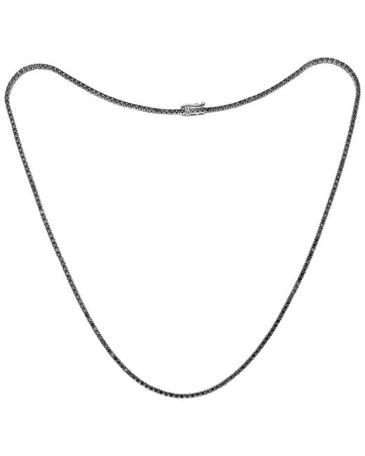 Forever Creations USA Inc. Metallic Forever Creations 14K 5.00 Ct. Tw. Diamond Tennis Necklace
