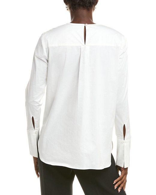 Oscar de la Renta White Blouse