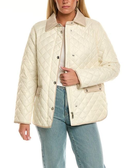 Sam Edelman Natural Quilted Jacket