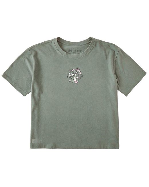 Life Is Good. Green Crusher T-Shirt