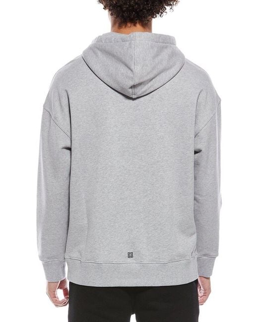 Givenchy Gray Slim Fit Hoodie for men