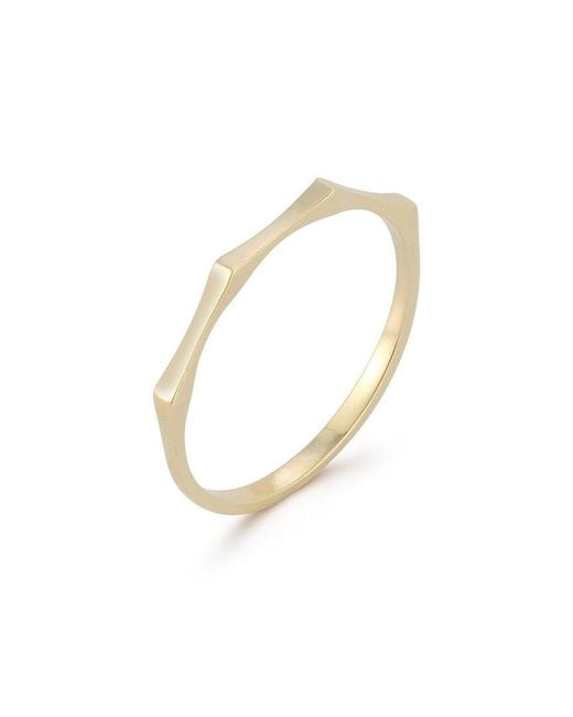 Ember Fine Jewelry White 14k Dainty Band Ring