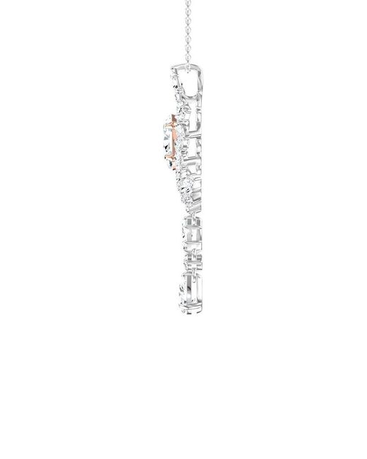 Lab Grown Diamonds White 14K 2.00 Ct. Tw. Lab-Grown Diamond Pendant