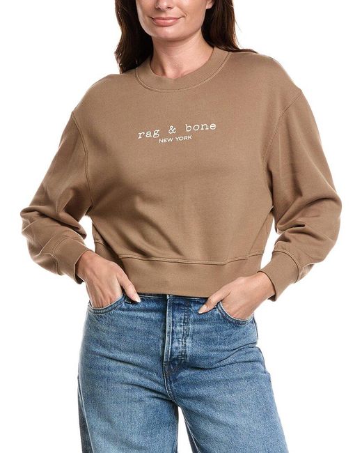 Rag & Bone Blue Terry Sweatshirt