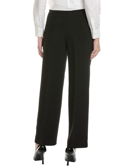 Kenneth Cole Black Pleated Pant