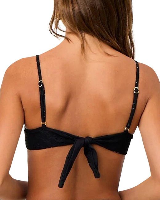 La Porte Black Emily Underwire Bikini Top