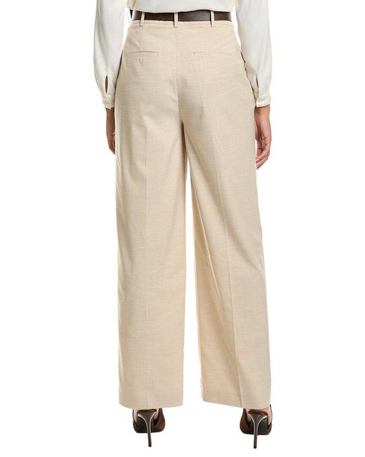 Kenneth Cole Natural High-Rise Wide Leg Pant