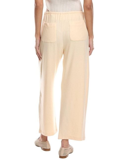 Leset Natural Lauren Crop Drawstring Pant