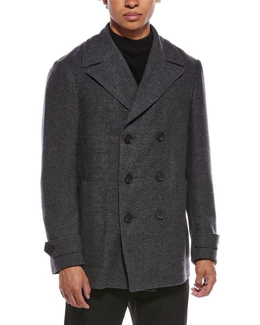 Canali Gray Wool & Cashmere-Blend Blazer for men