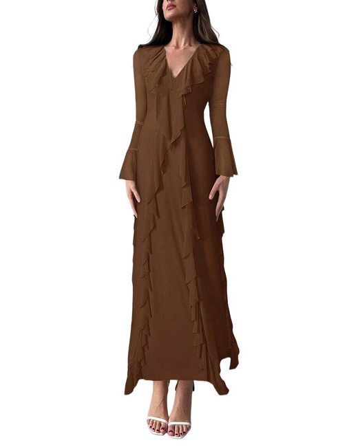 XIRELLI Brown Maxi Dress