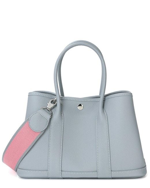 Tiffany & Fred Paris Blue Top-Grain Leather Satchel