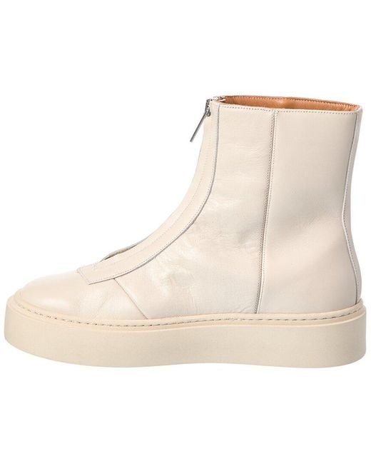 Aquatalia Natural Libera Waterproof Leather Sneaker